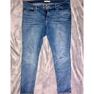 LEVI’S 711 INDIGO RAYS SKINNY JEANS